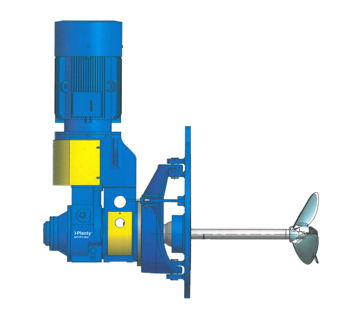 SM & SSM Series Gear Drive Heavy-Duty Side-Entry Mixers