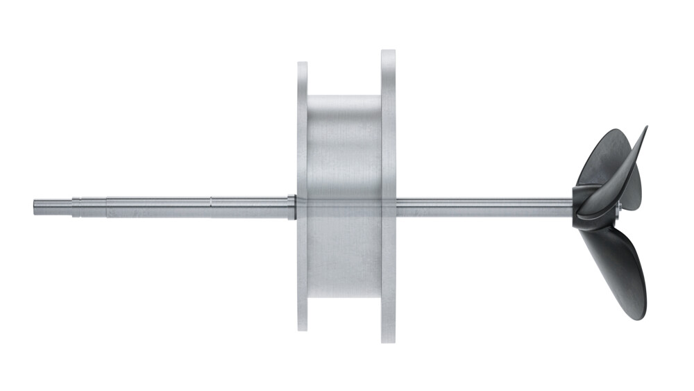 PTM TM Series SEM Shaft Side Angle W Flange