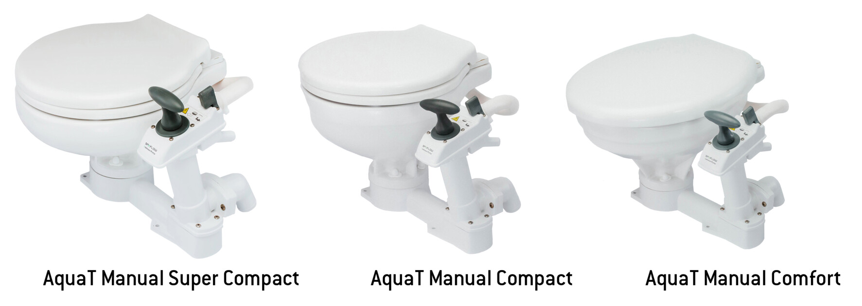 Johnson AquaT Compact Manual Marine Toilet 