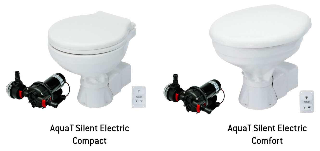 AquaT Silent Electric Marine Toilets