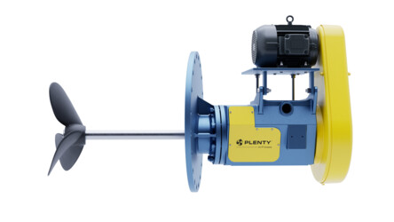 TM & STM Series Belt Drive Heavy-Duty Side-Entry Mixers
